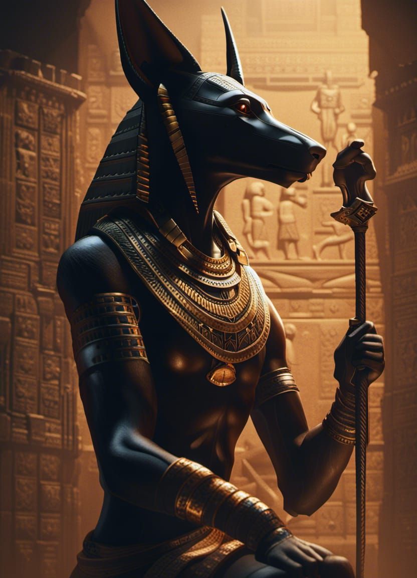 Anubis ancient Egypt - AI Generated Artwork - NightCafe Creator