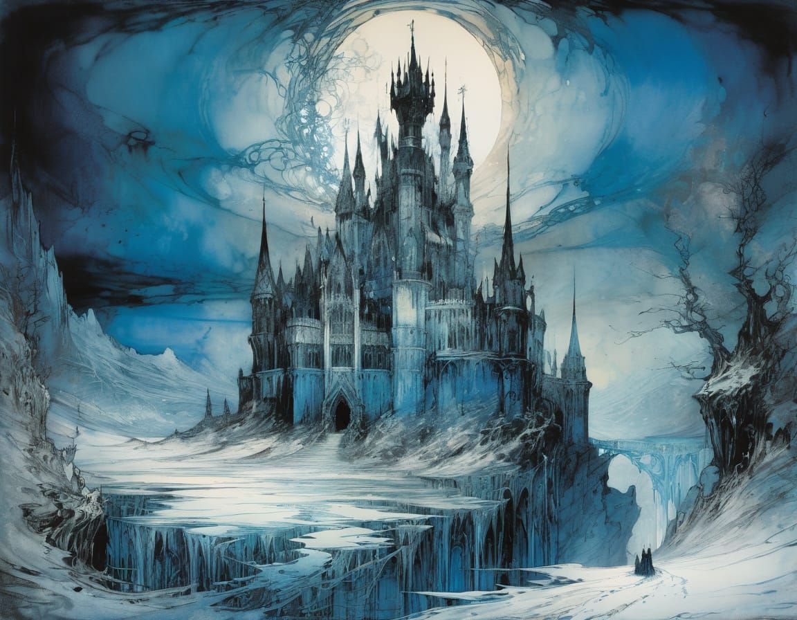 Gothic Ice Palace  by @Katie May