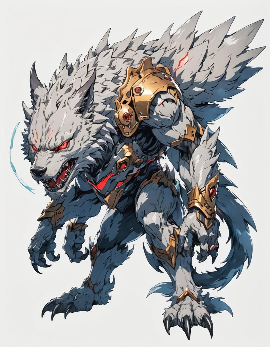 Weregururmon digimon