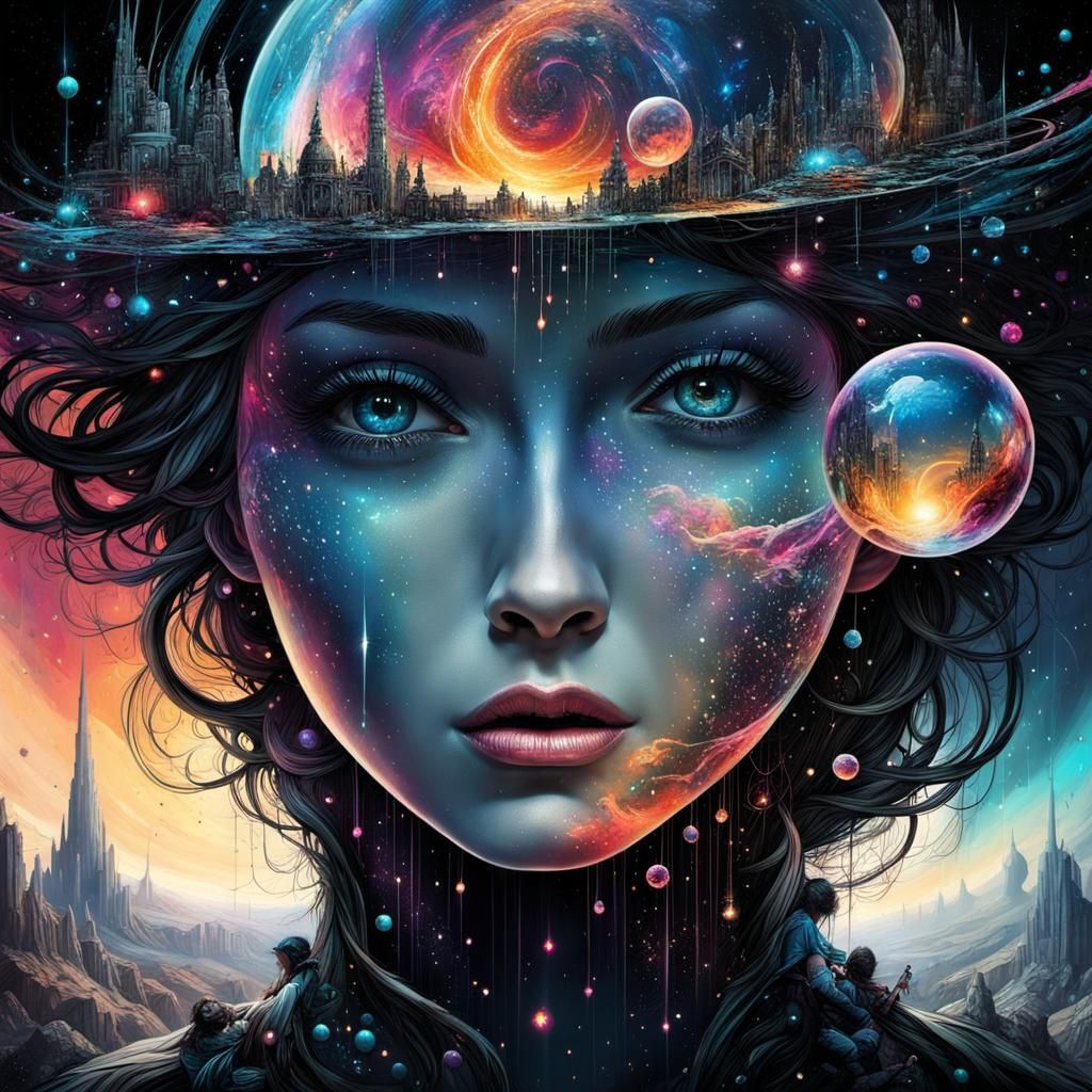 All the thoughts in her head   by @Rain7nites