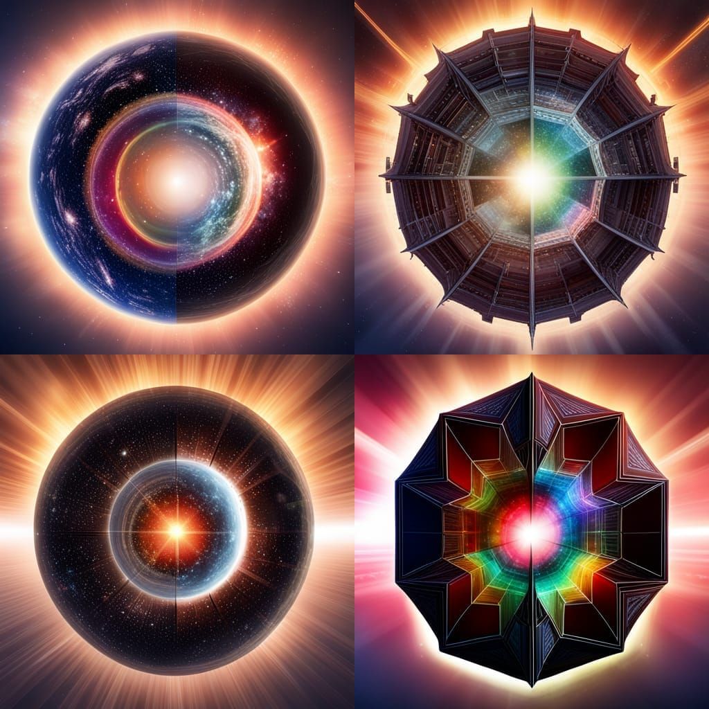 fourth dimensional space hyper detailed