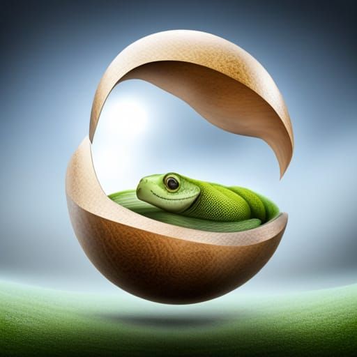 A snake was trying to keep its appearance up in the world by...