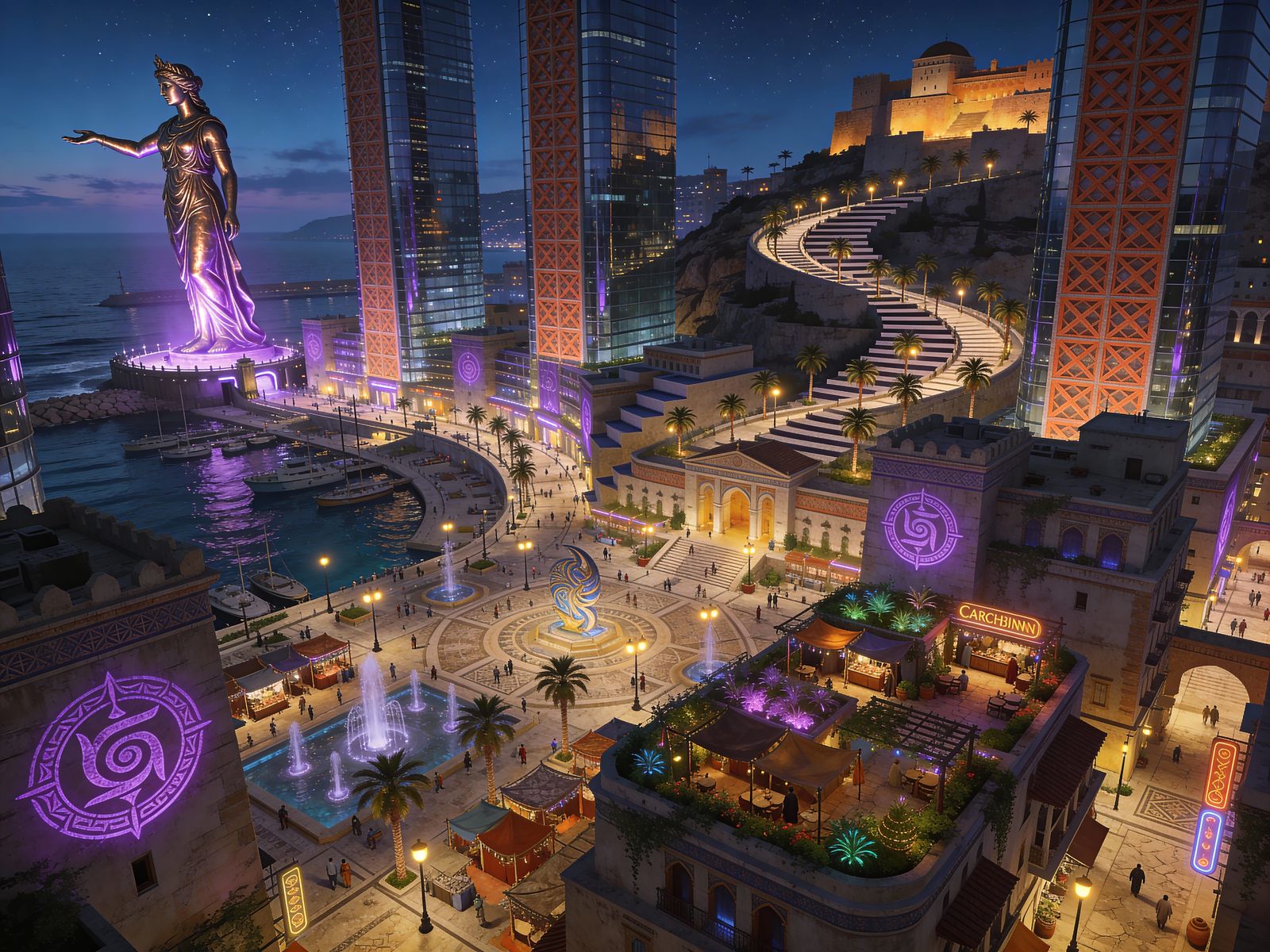 Carthage at Night - 2025  by @Mr Happy