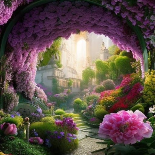 Secret flower garden