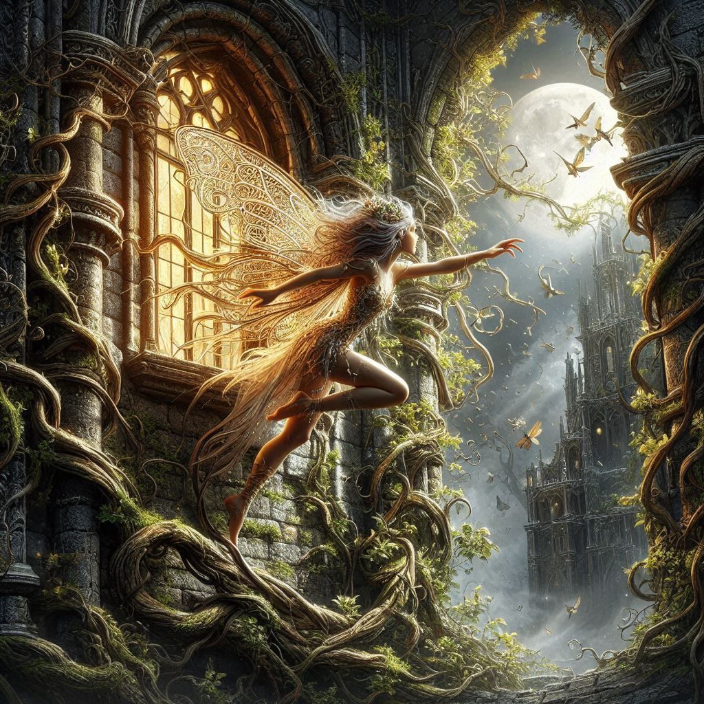 Fairy at the window 3