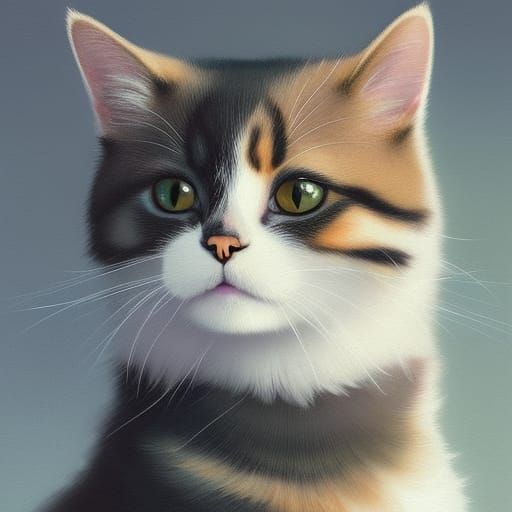 cute cat,sketch art - AI Generated Artwork - NightCafe Creator