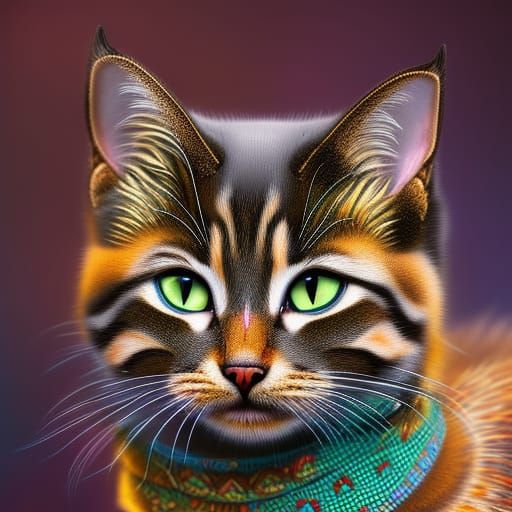 Oh Kitty Kitty! - AI Generated Artwork - NightCafe Creator