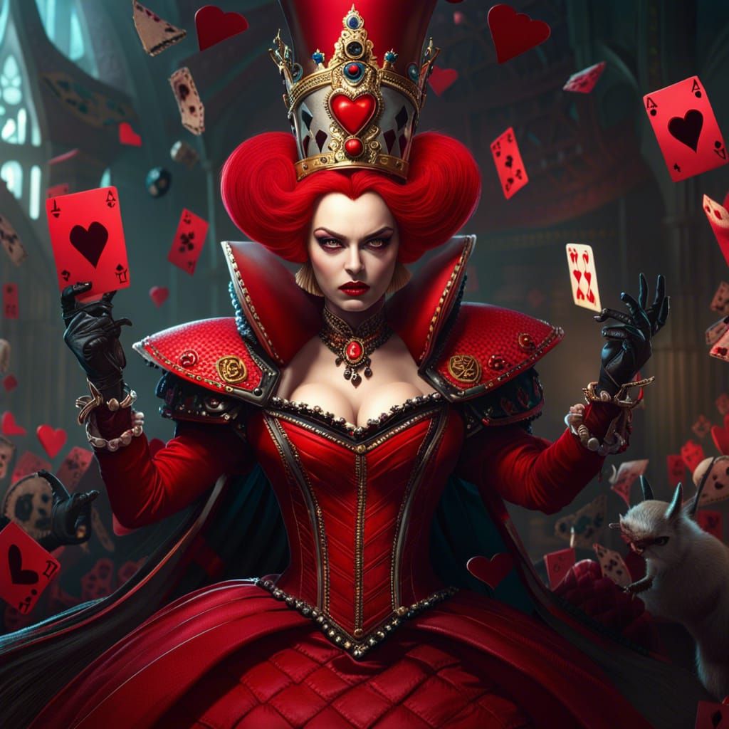 The Queen of Hearts in the story Alice in Wonderland  by @Bill A