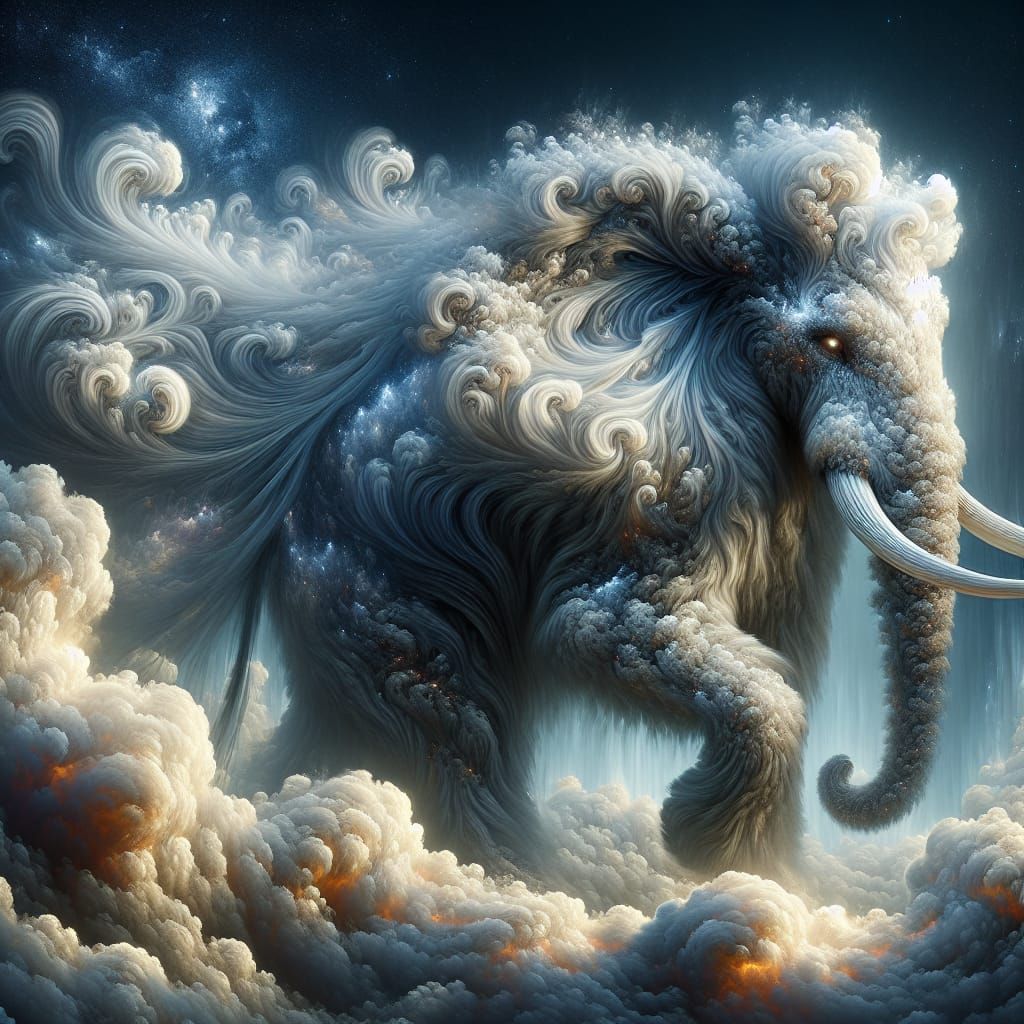 Cloud-ephant  by @mathy_art_girl_305