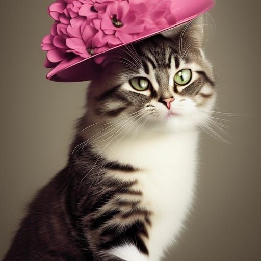 Flower Hat Cat🌺