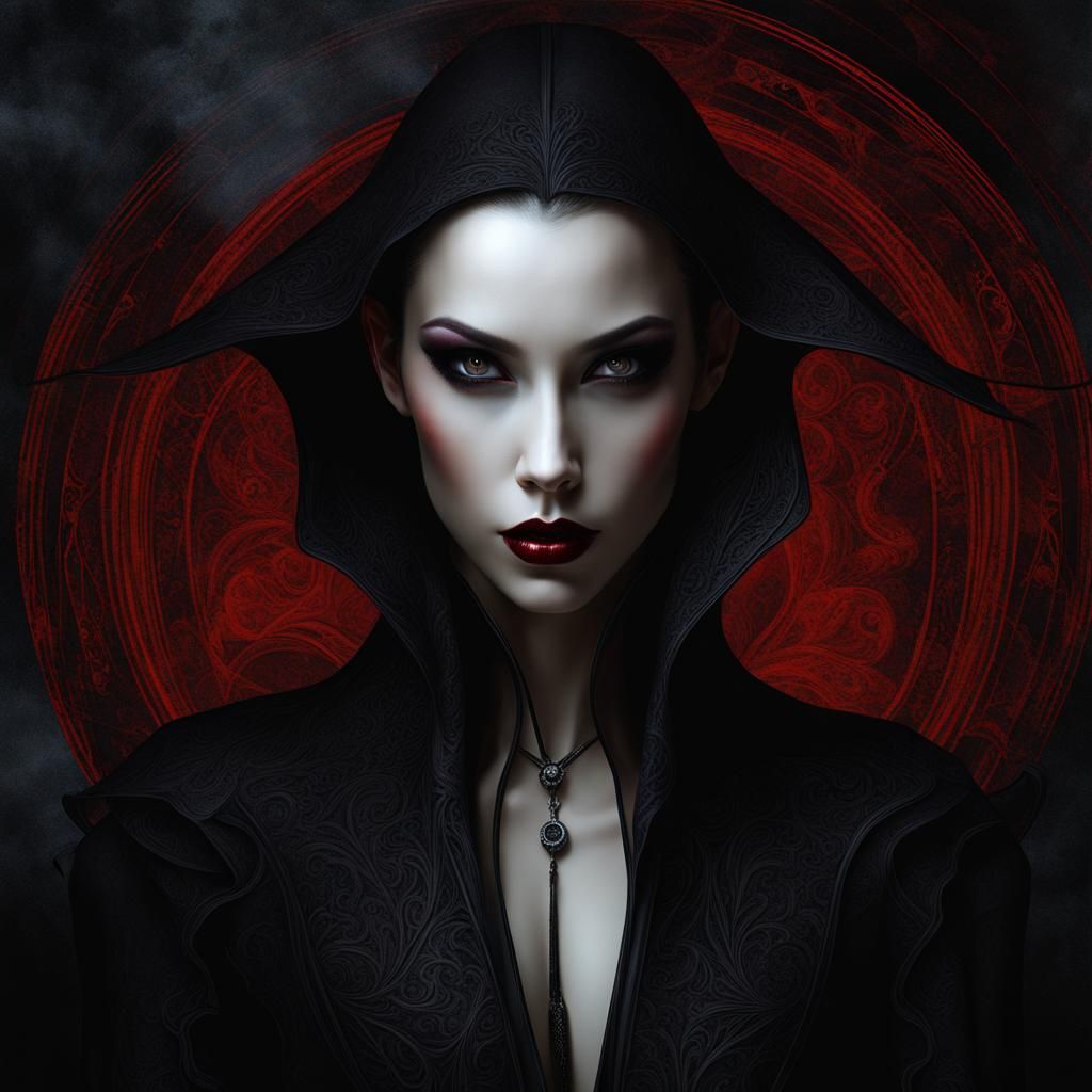 portrait of a vampire - AI Generated Artwork - NightCafe Creator