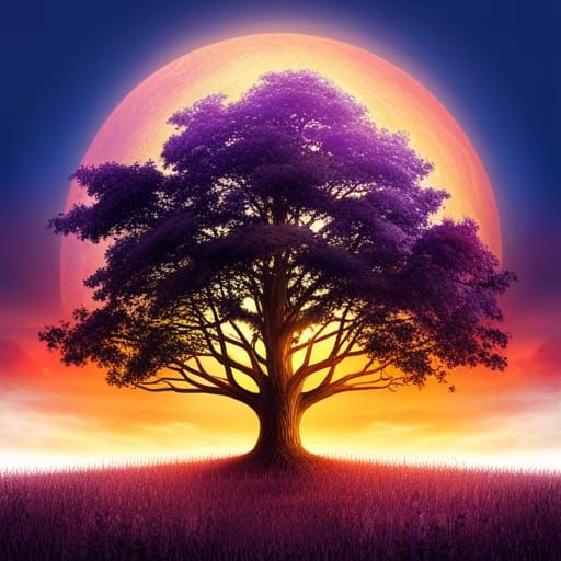 Magic Tree - AI Generated Artwork - NightCafe Creator