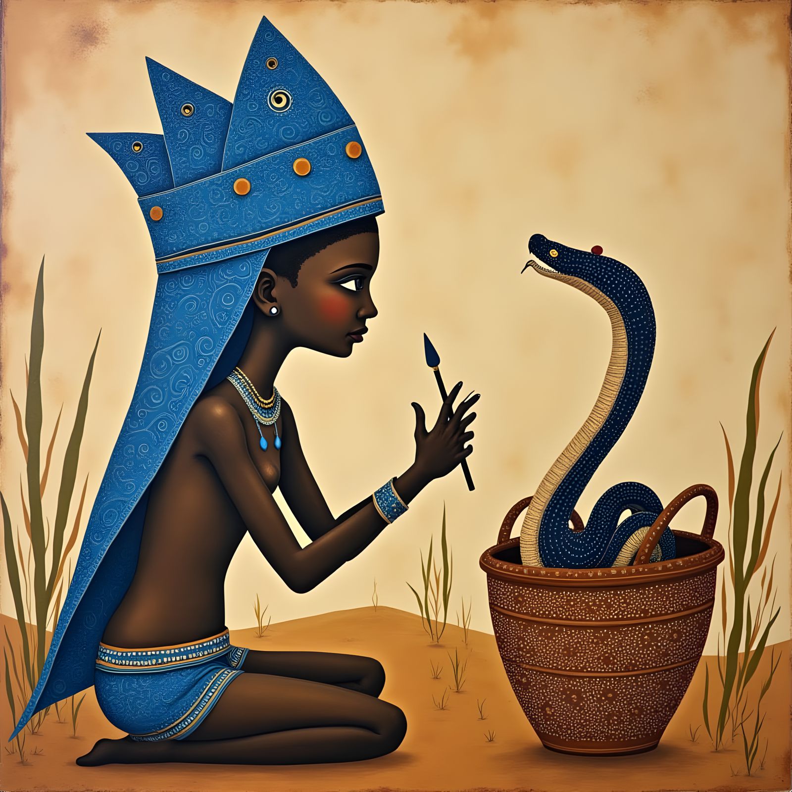 The girl and the cobra