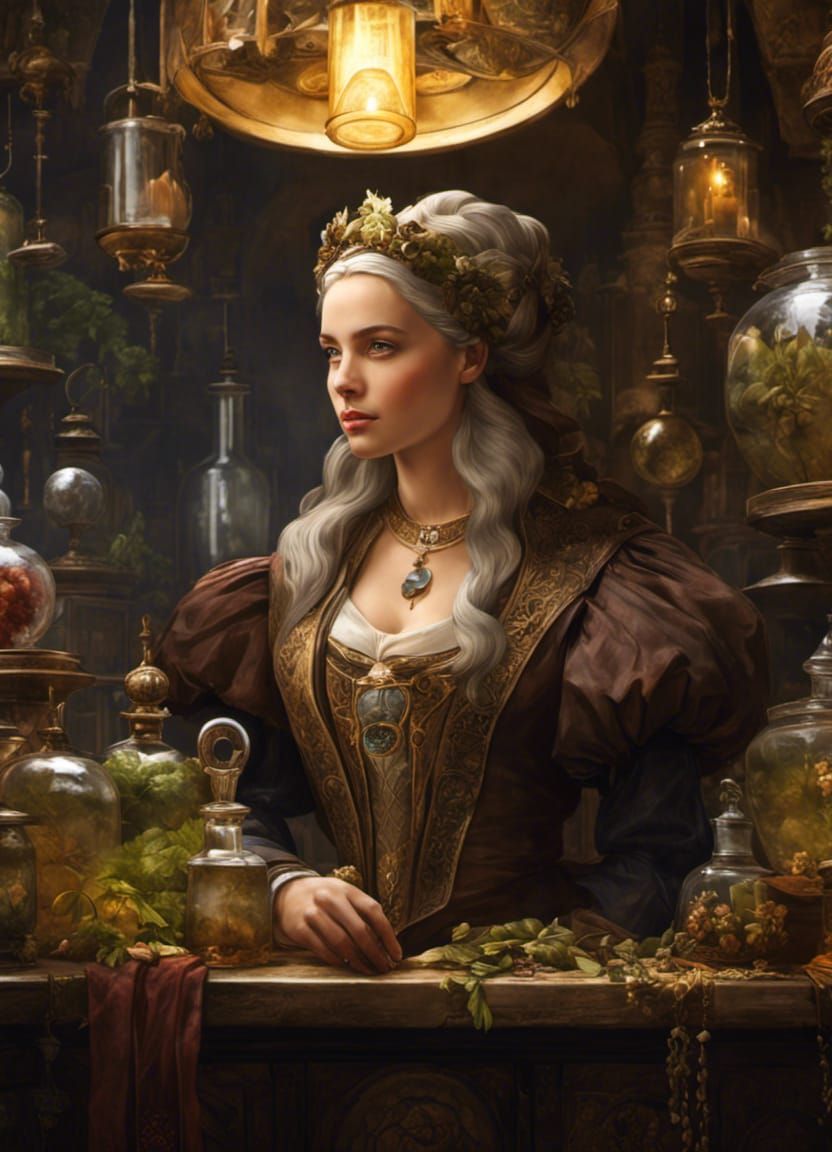 Medieval apothecary 