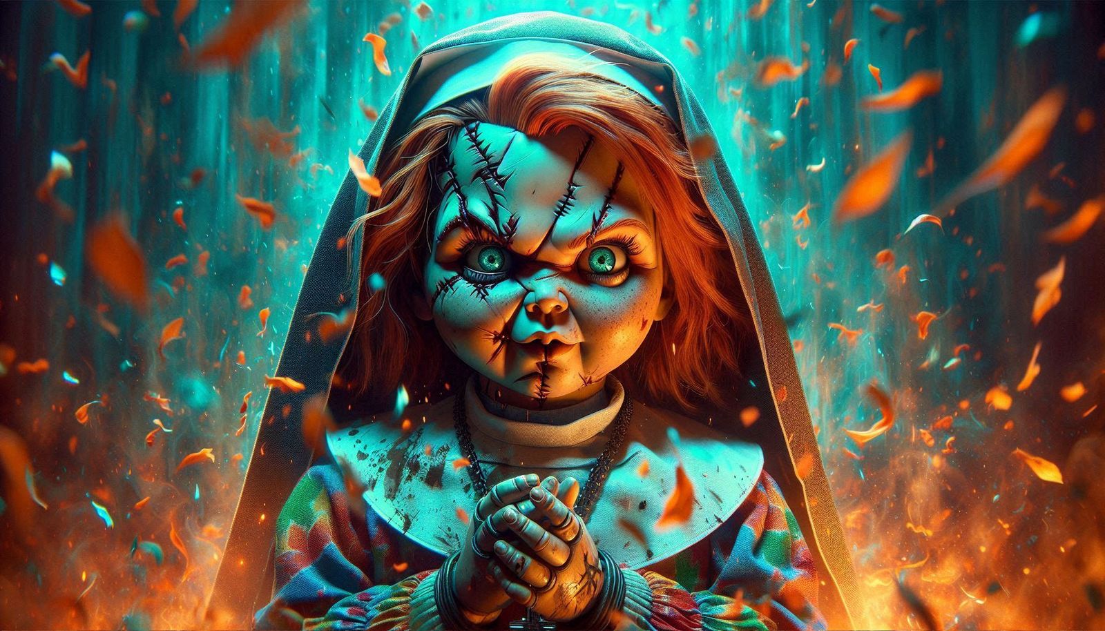 Chucky as The Nun