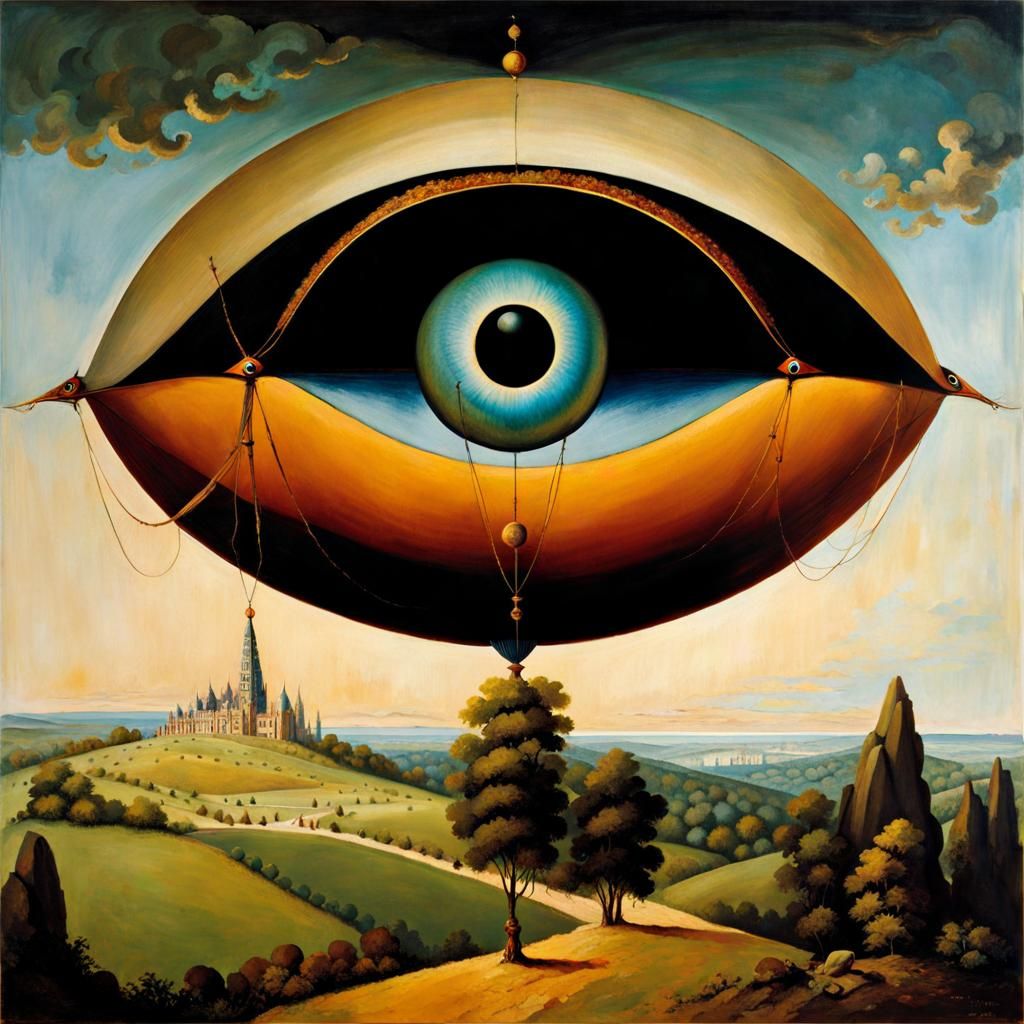 The Eye like a Strange Balloon Mounts Towards Infinityfin-de 