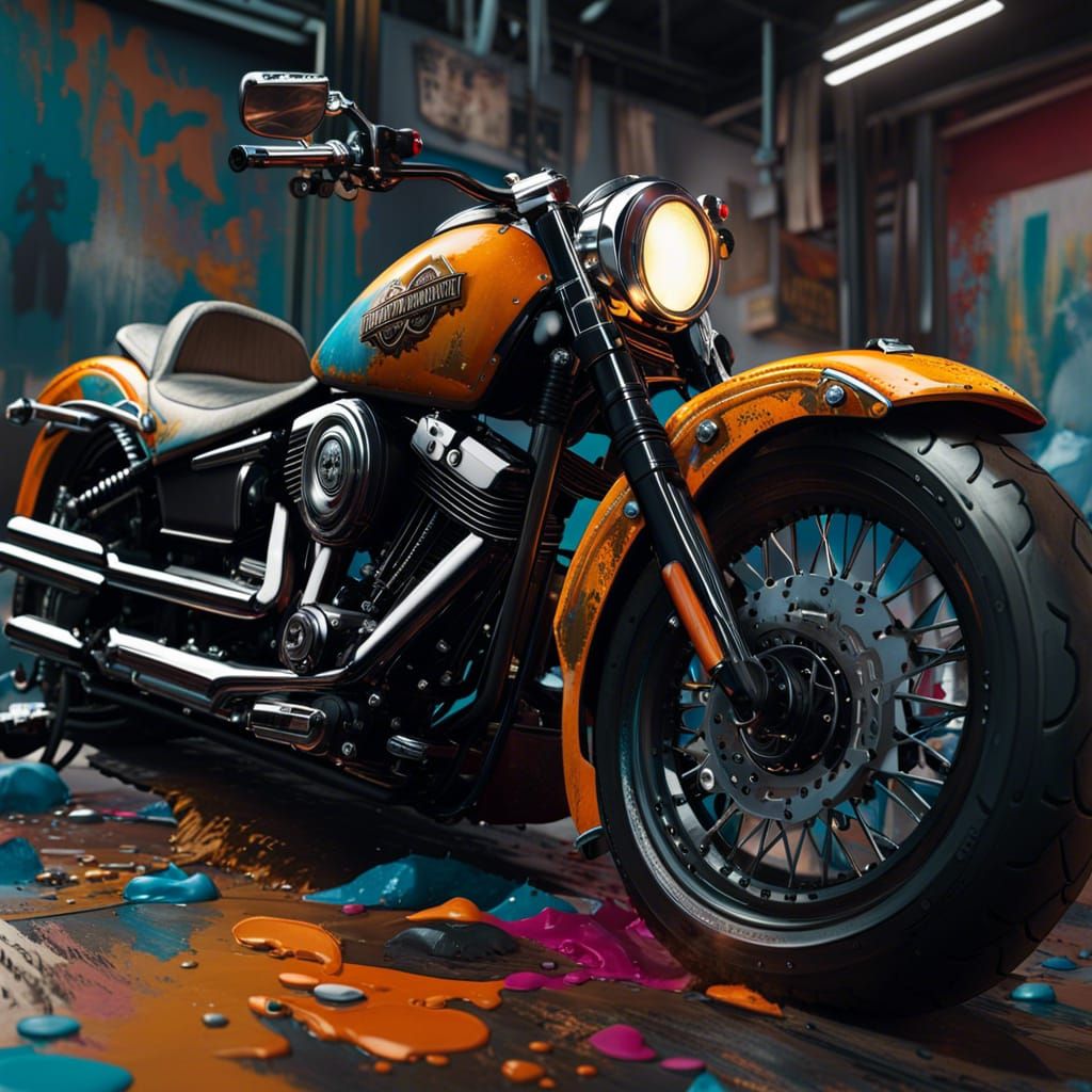 Harley Davidson  by @shurupovertman