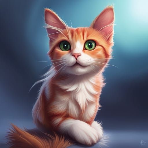 kitty kat - AI Generated Artwork - NightCafe Creator