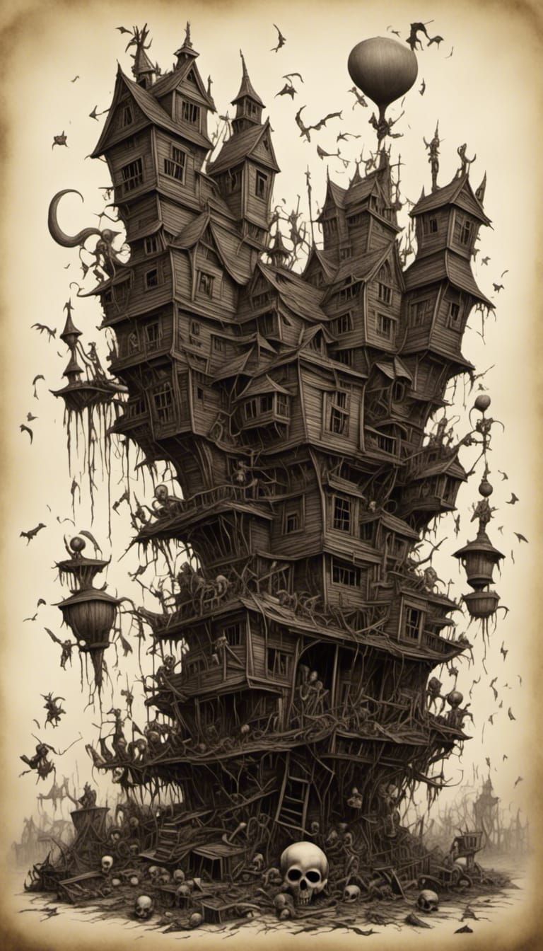 <lora:Psychedelic Horror:1.3> A visual representation of the spoils