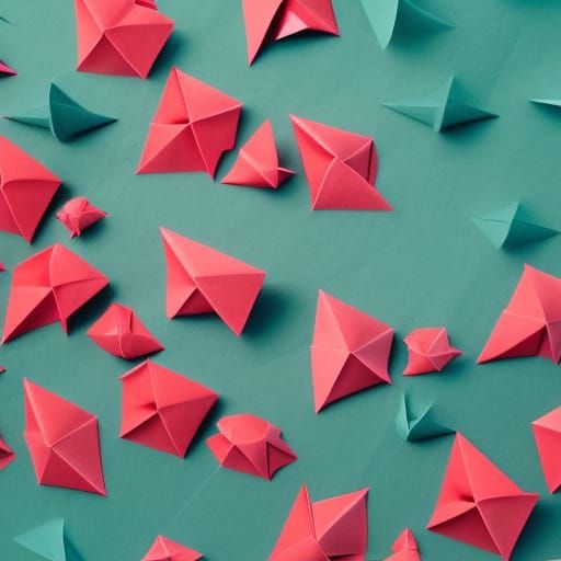 Origami Figure in Arena of Bloodthirsty Christians