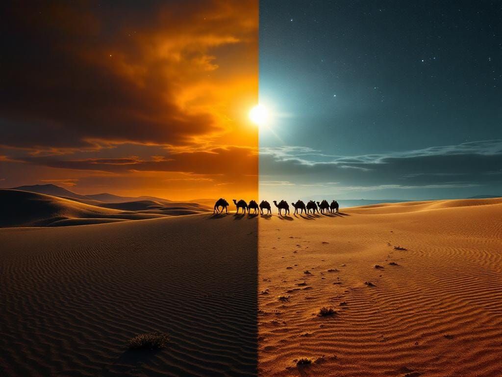 Day to Night  by @Mary Shche