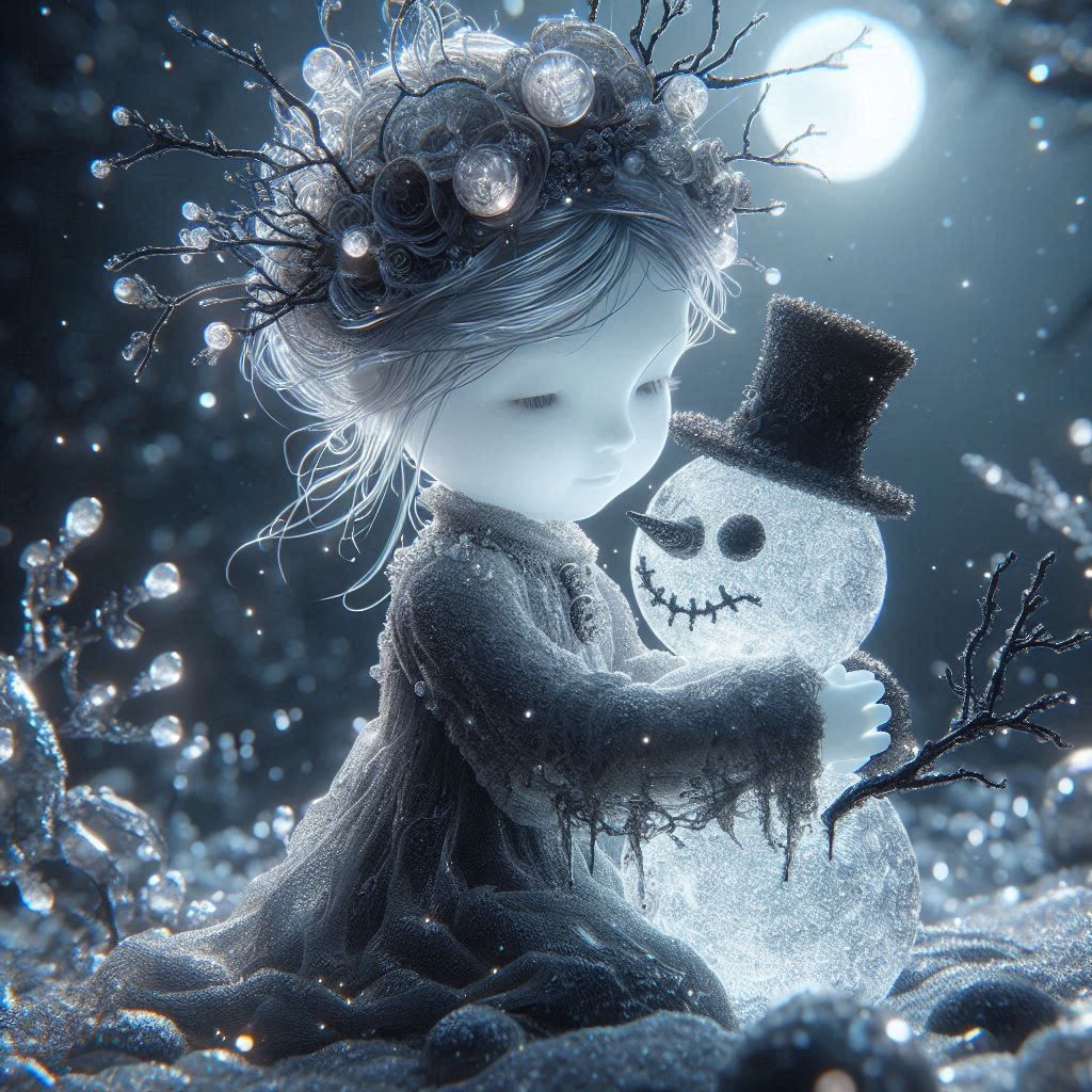 Hugging Snowman
