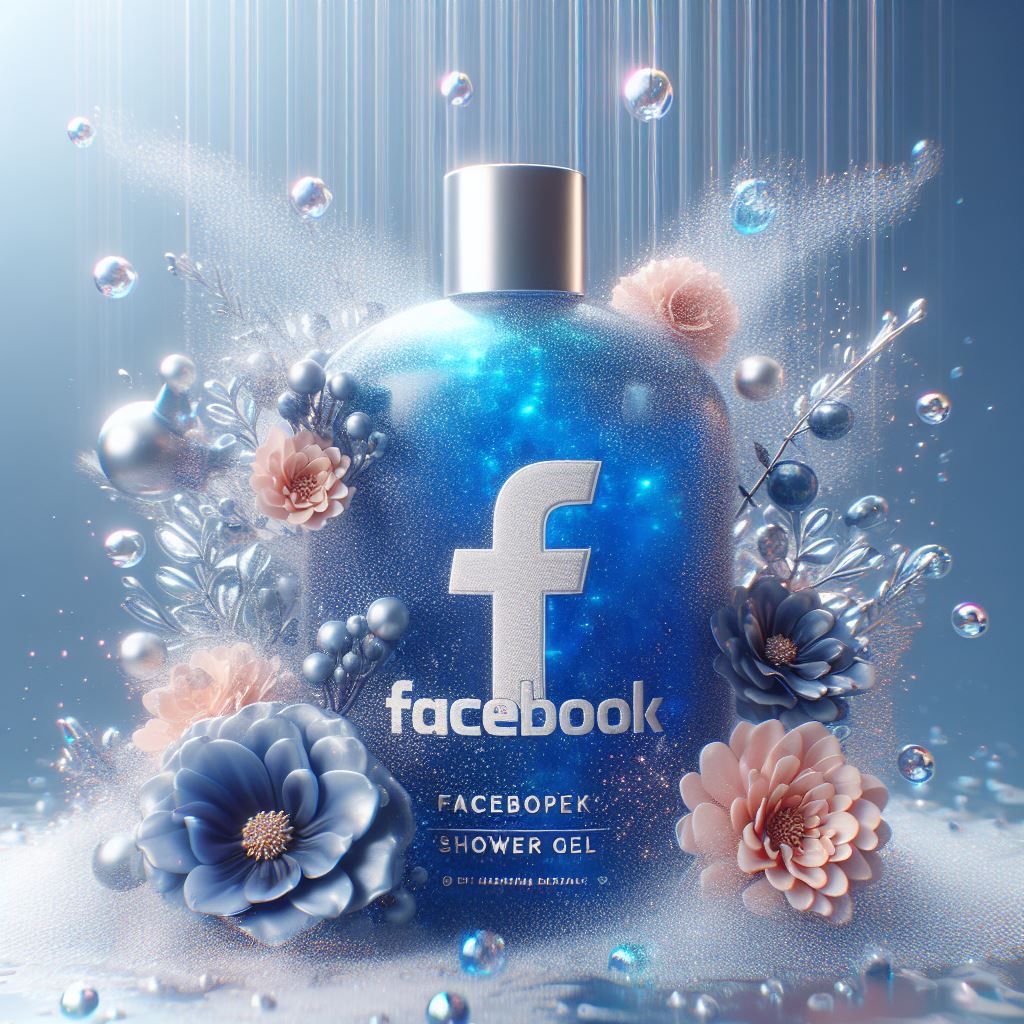 Facebook shower gel