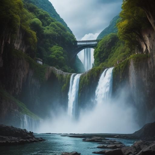 The Most Huge and Dangerous Waterfall with a Dangerous High ...