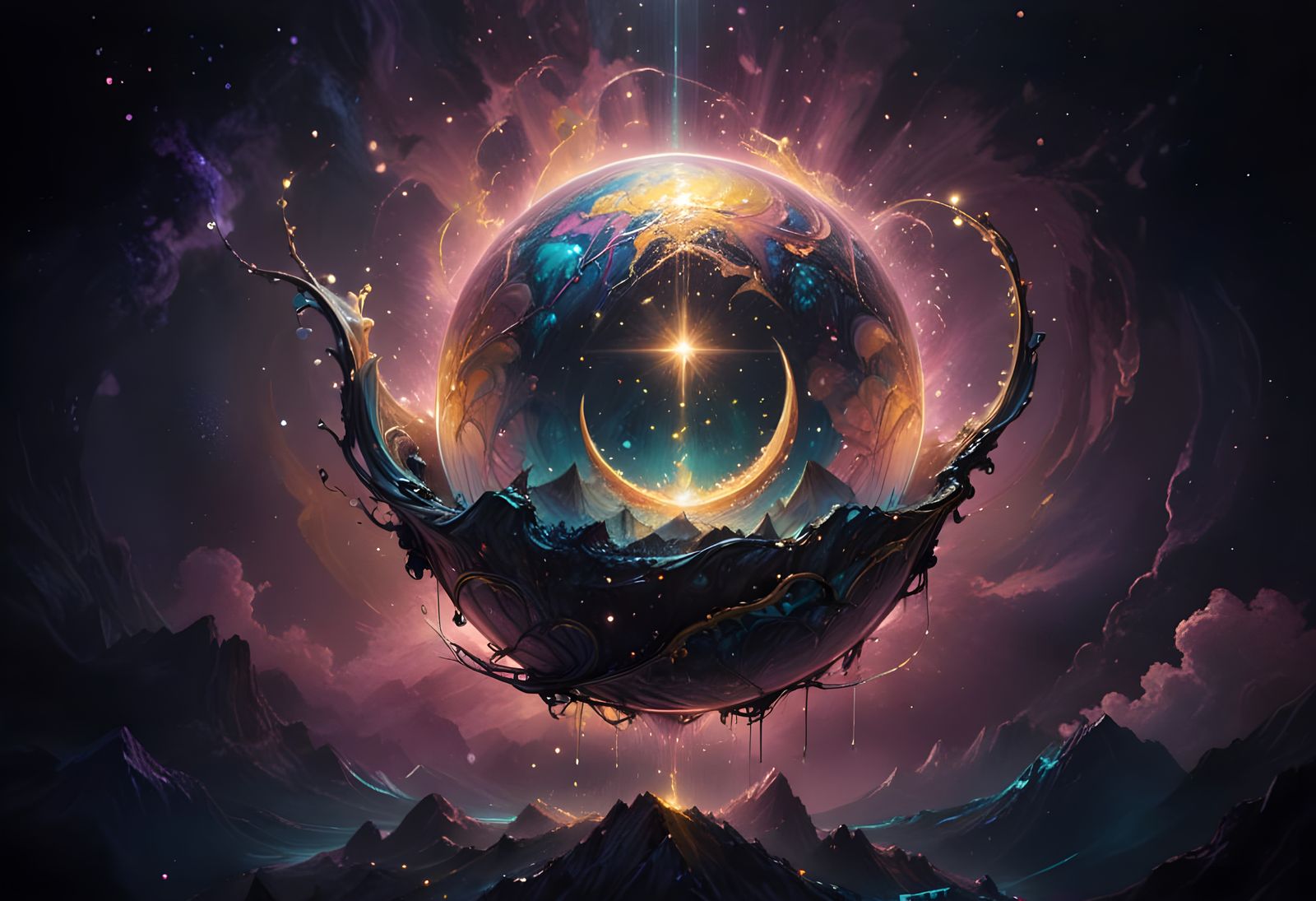 The Scorpio Grail: Sealing the Starlight Seed  by @CBm Cryptic and Hermetic Art