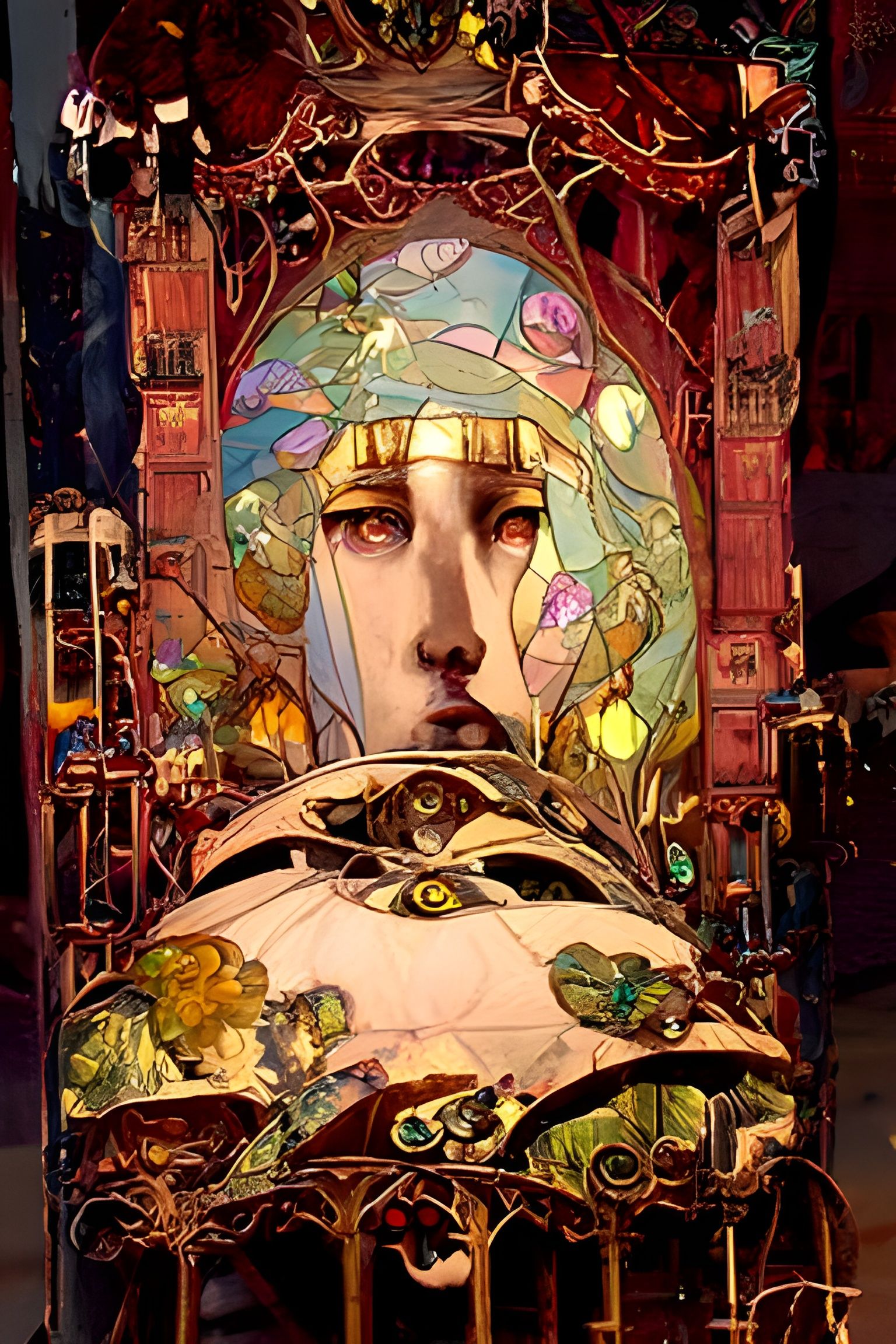 Beloved Mother Glasswork