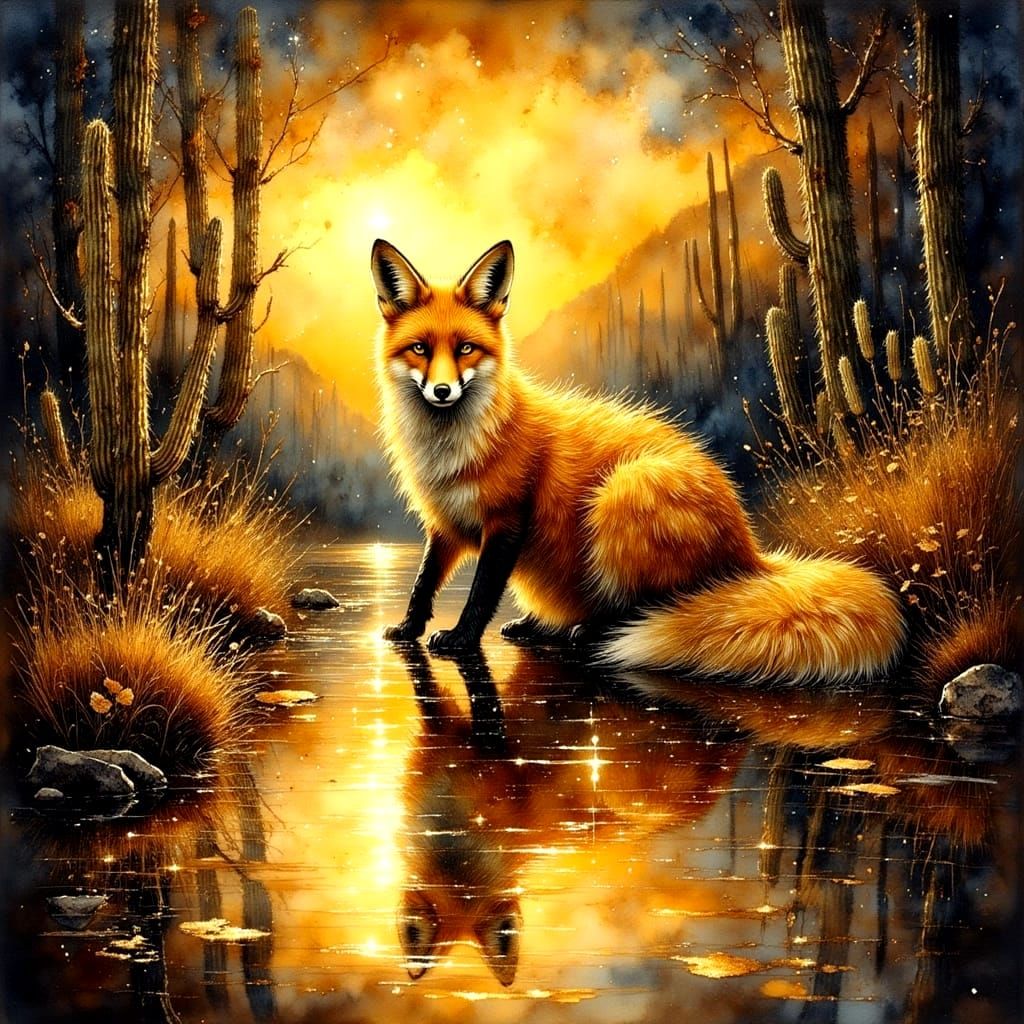 Curious Fox 0 likes  by @Crimson