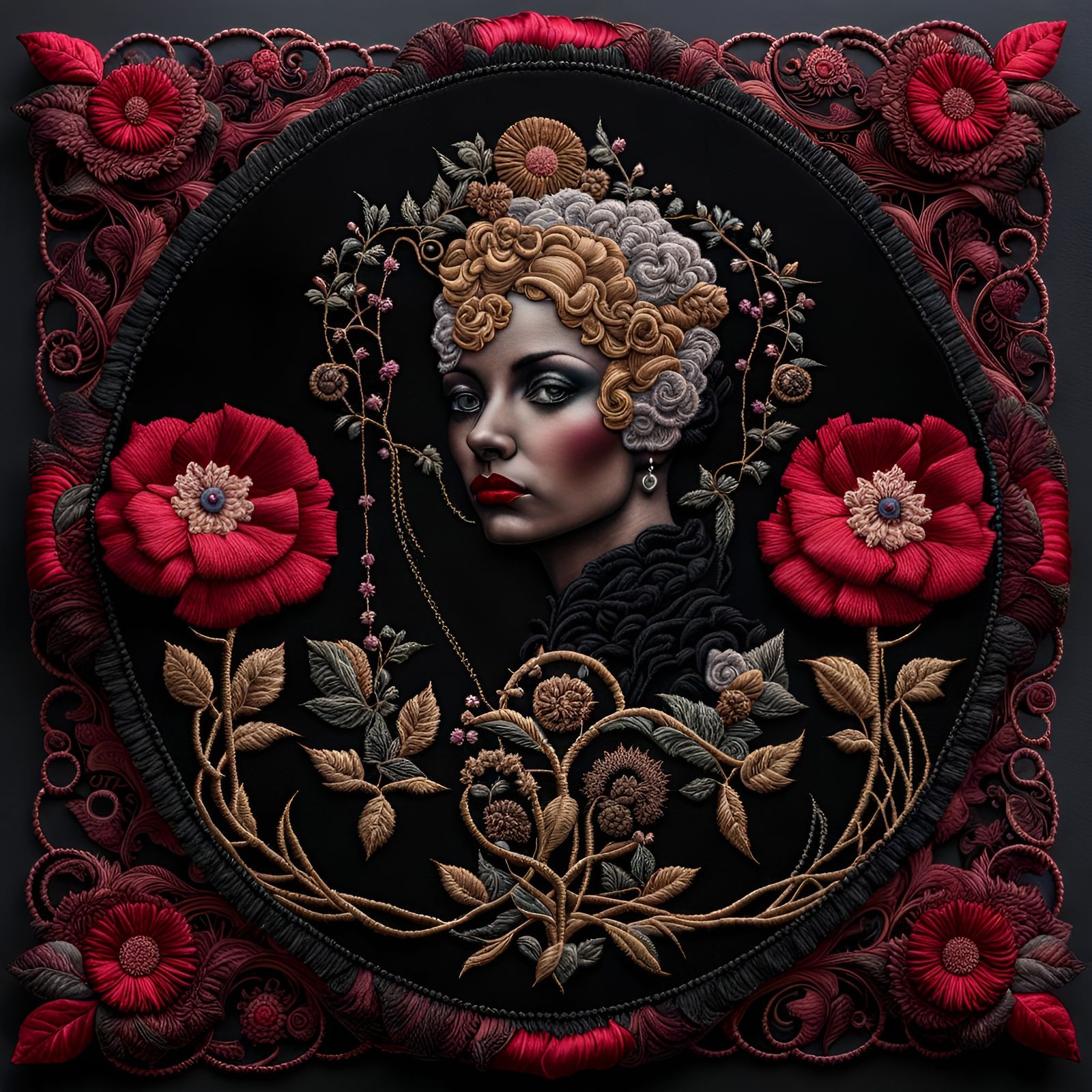 Darkcore Embroidery  by @ing