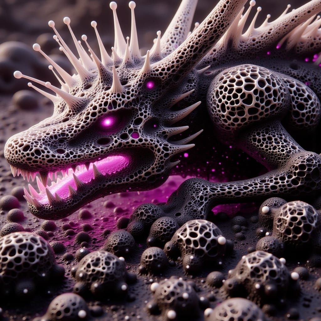 <lora:-Mesh Array-:1.0>  Hyper-maximalism ▪ Ultra-detailed photorealistic ▪ Insane close-up ▪ Digital painting ▪ Ultra-wide-angle lens ▪ Int...