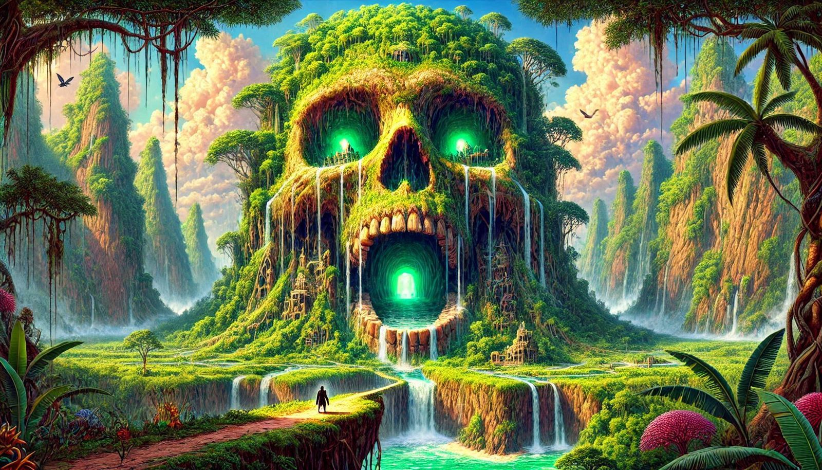 Ancient Skull City of Centuries Past