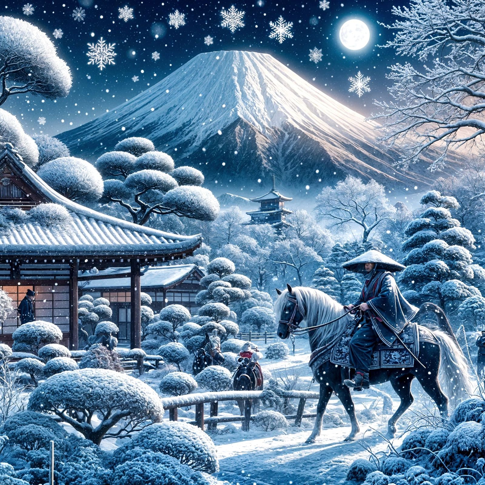 View of snow-capped Mt. Fuji  by @SrgGrkv