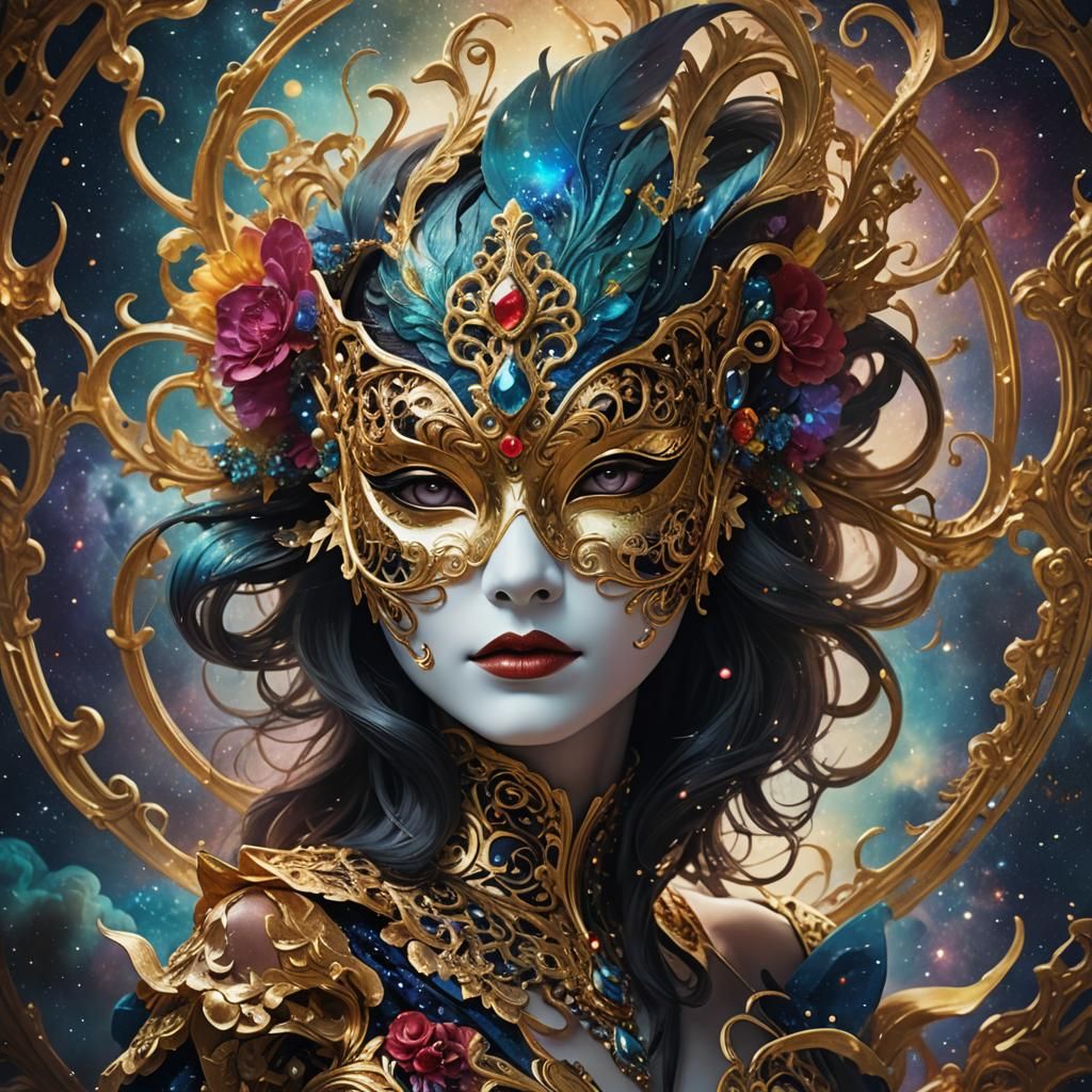 Fantasy Mask  by @Rie