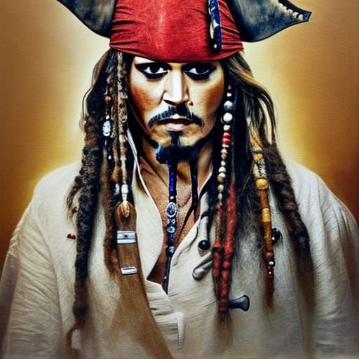 Jack Sparrow - AI Generated Artwork - NightCafe Creator