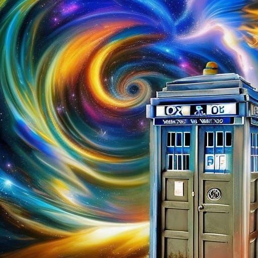 Tardis Ai Generated Artwork Nightcafe Creator