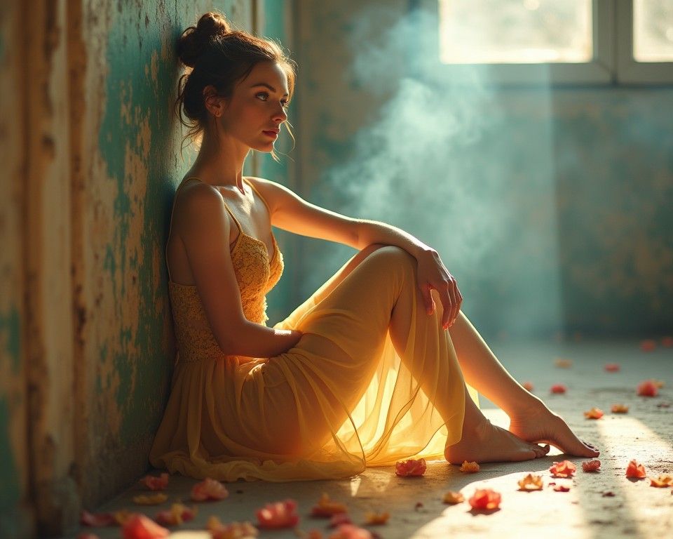 contemplative dancer