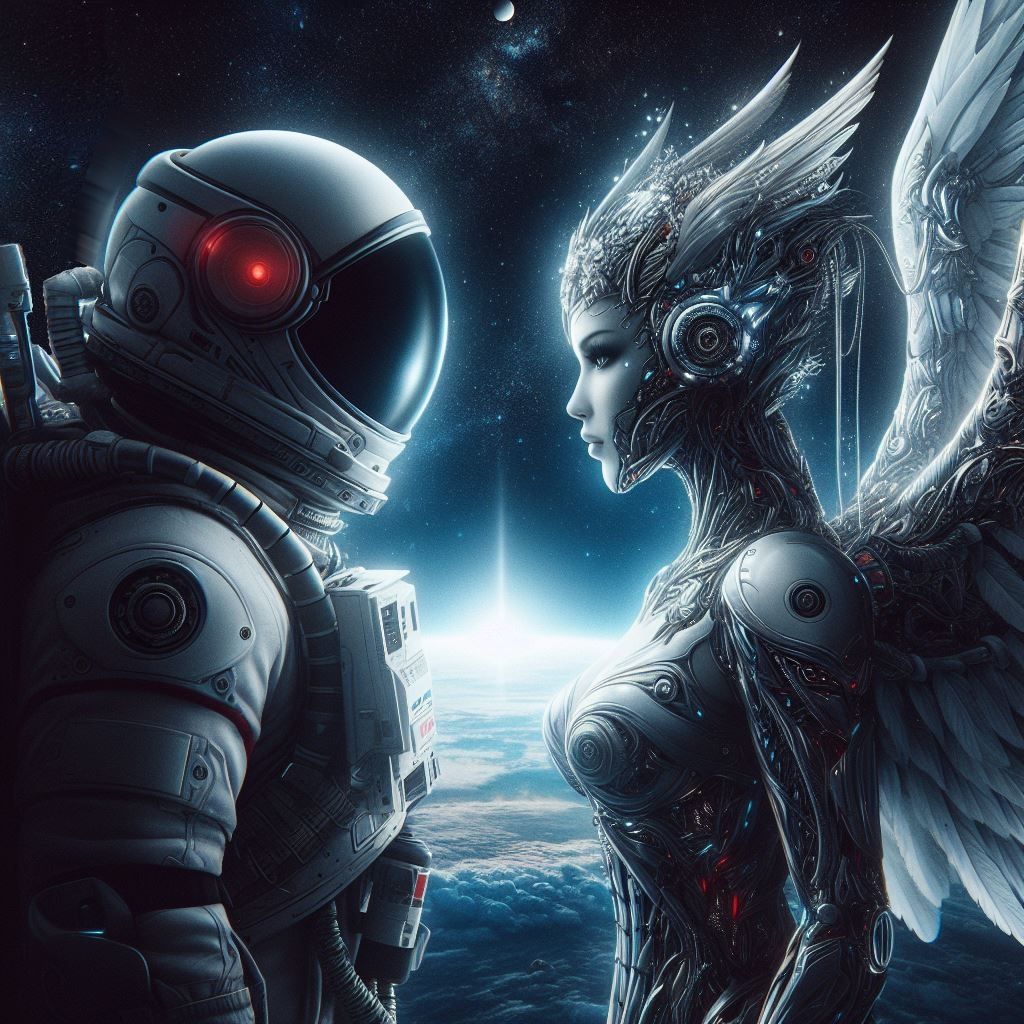 Astronaut & CyberAngel