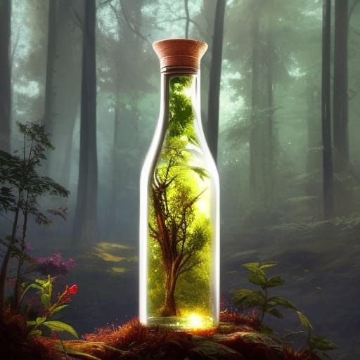 Bottled Nature  by @Fluffy beast 