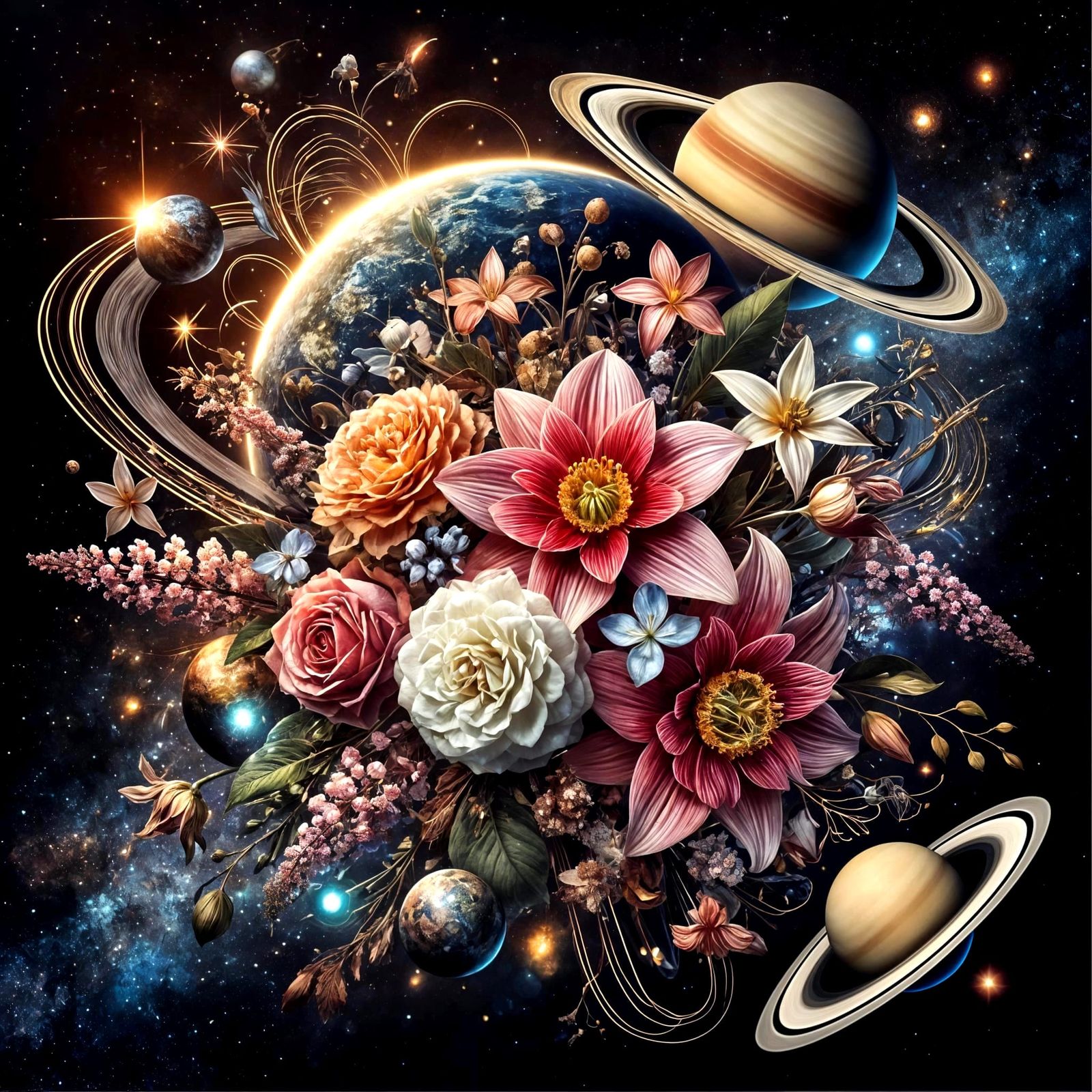 Cosmic Florals