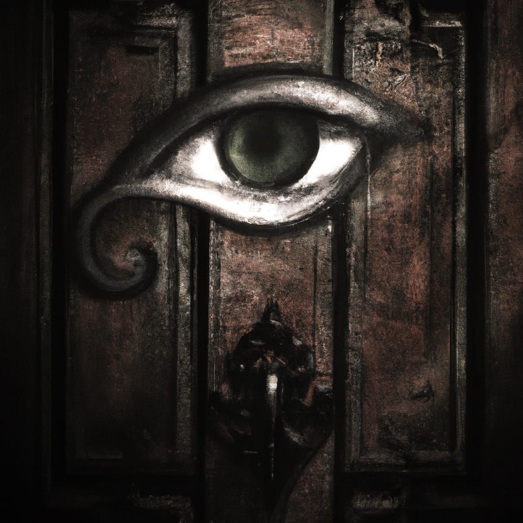 ‘Eye’ just ‘a-door’ eyes!
