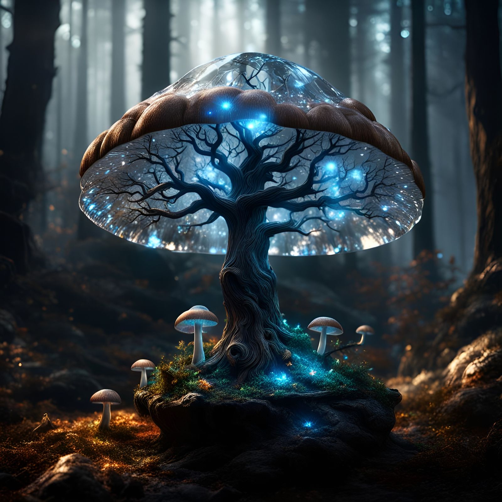 Mushroom Tree  by @Rosie