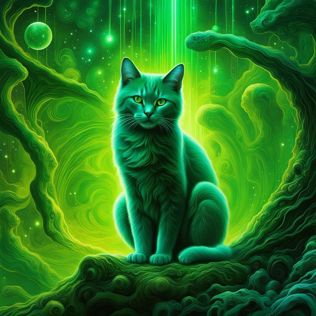 astral cat - AI Generated Artwork - NightCafe Creator