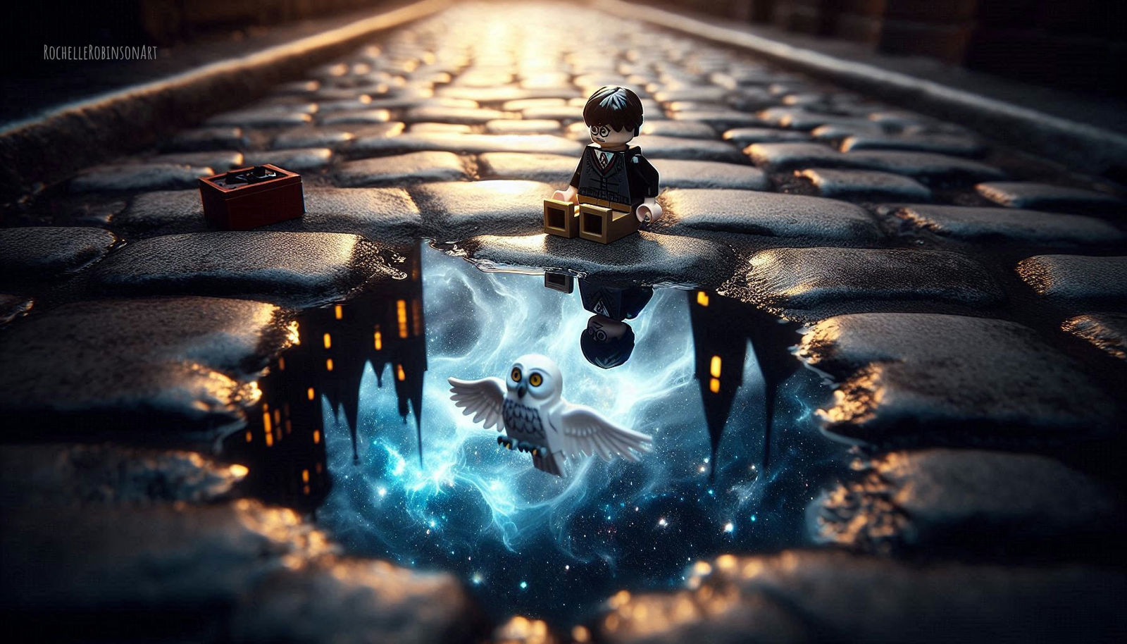 Dreams of Hogwarts - Lego Art