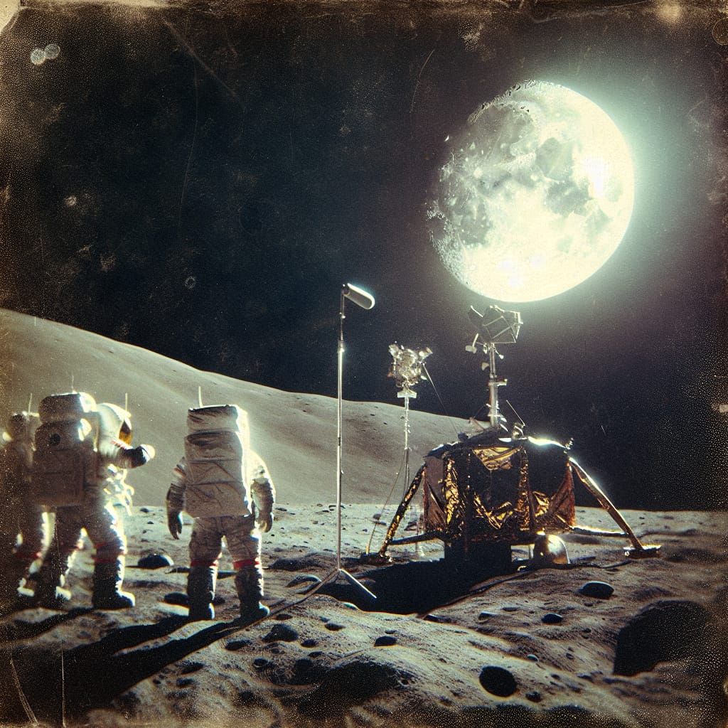Get the Microphone Out. The Moon Landing Should Look Real.