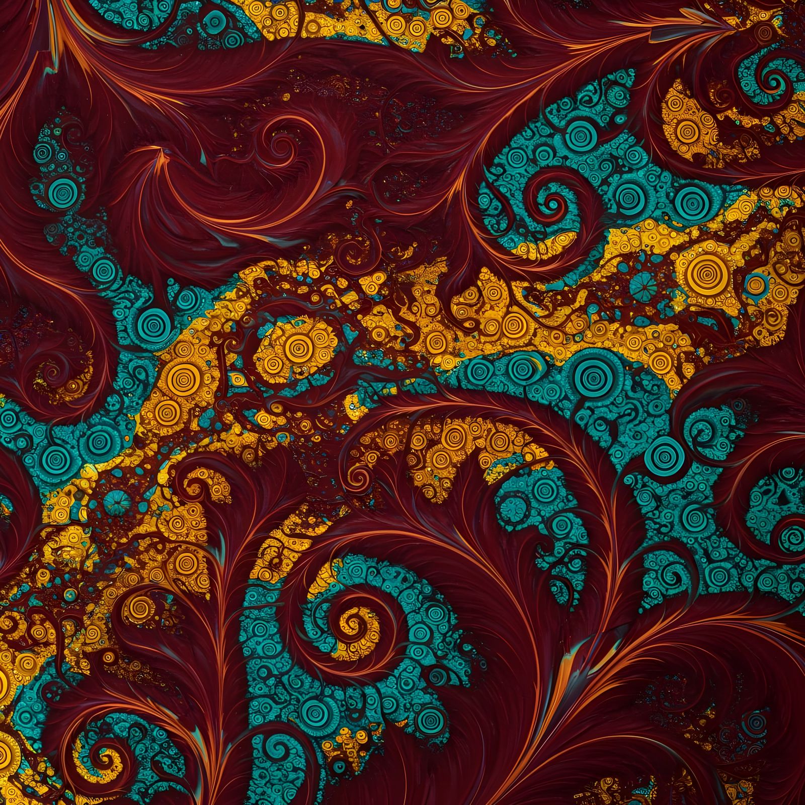 Australian Fractal Exotic Elegance