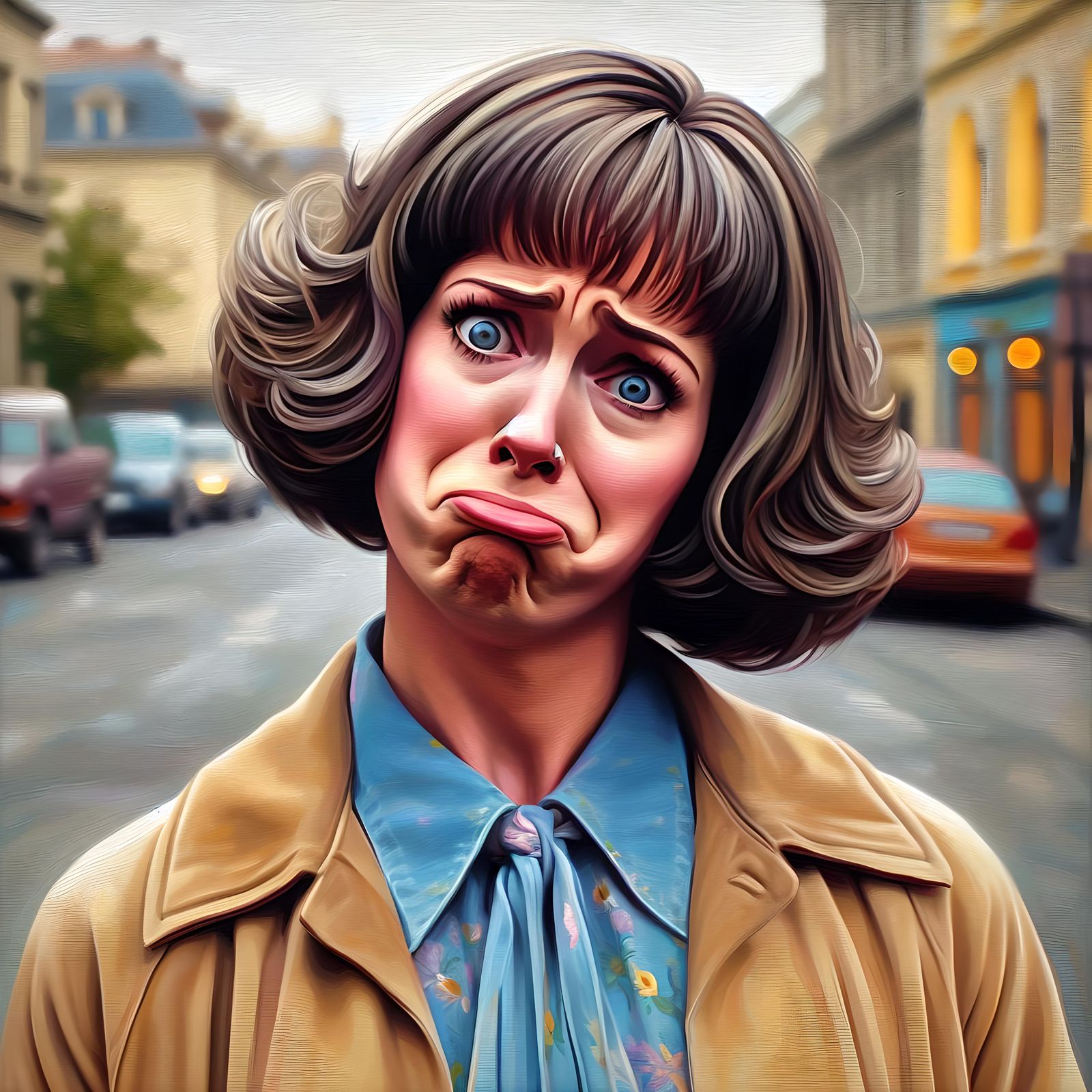 “Awww, you poor thing.”