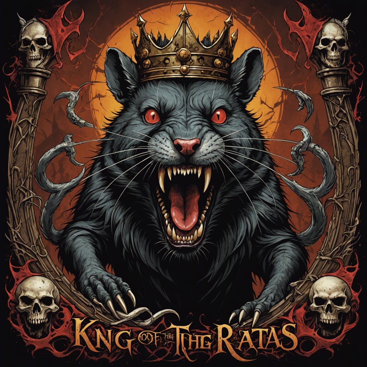 King of the Rats - AI Generated Artwork - NightCafe Creator